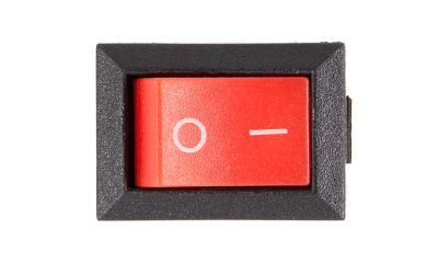 Rocker Switch SPST 15mm x 21mm  Red - COSW-0236