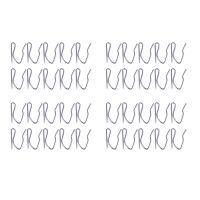 【cw】 40Pcs Curtain Drapery Pin Hooks  Silvery