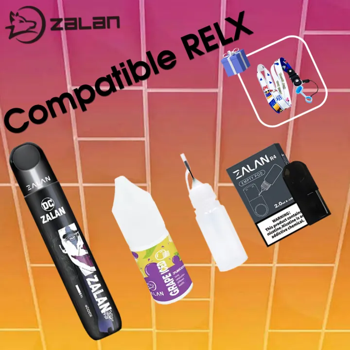 Zalan vaper set zalan infinite device + lanyard + zalan juice + zalan