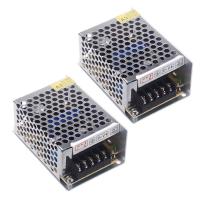 2X AC 100V - 240V to DC 5V 5A 25W DC Voltage Converter Switches Power Supply Part for Guided Stripes