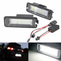 For Volkswagen Golf Porsche 911 Superb SEAT AlteaLeon Car LED license Number Plate Light Lamp Lighting Accessories