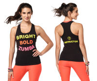 Bright Bold Zumba Instructor Racerback (เสื้อกล้ามออกกำลังกายซุมบ้า)