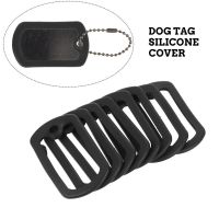 ✶✌﹍ 12pcs Style Dog Tag Silicone Silencer Dog Tag Silicone Protective Cover