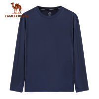 Camel Crown เสื้อยืดแขนยาวกีฬาผู้ชาย  แห้งไว