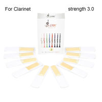 10Pcs Clarinet Reeds สำหรับ Clarinet Strength 22.53คุณภาพสูง Reed Woodwind Instrument Clarinet อุปกรณ์เสริมพื้นผิวเรียบ