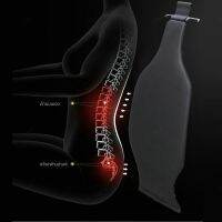 เบาะรองหลังรถยนต์ พนักพิงรถ air lumbar อุปกรณ์พยุงเอว แผ่นรองเอวอัจฉริยะ เบาะรองหลังอุปกรณ์ป้องกันหลังเอว หมอนรองคถุงลมนิรภัยแบบไดนามิกสากล  เบาะรองเอวรองรับ  รองรับ Lumbar อัจฉริยะสําหรับเบาะหลังรถยนต์อัตโนมัติ ปั๊มลมแบบใช้มือ