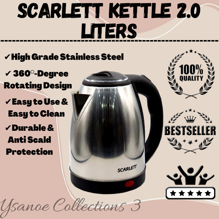 Scarlett Electric Hot Water Kettle, Capacity(Litre): 2.0 ltr