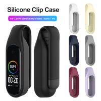 [SOSO 3C accessories] สำหรับ Xiaomi Mi Bnad 7คลิปสร้อยข้อมือ S Mart W Atch กรณี MIband 5 6 Band5 Band6 Band7 NFC ที่มีสีสันซิลิโคนกีฬาแขวนหัวเข็มขัดสาย