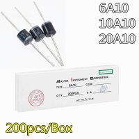 200pcs/box  6A10 10A10 20A10 Rectifier Diode 6A 10A 20A 1000V R-6