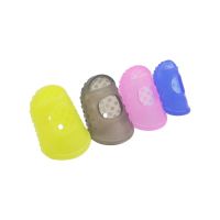 4Pcs Silicone Finger Guards Guitar Fingertip Protectors for Ukulele Guitar Non-Slip Finger Sets 6 Color Optional