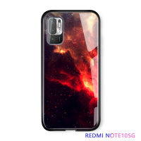 UCUC เคสโทรศัพท์เคสสำหรับ Xiaomi POCO M3 Pro 5G/4G Aurora Galaxy Space ดวงดาวบนท้องฟ้า Gradient กรณีกรณีกันกระแทกกระจกเทมเปอร์ฝาหลัง