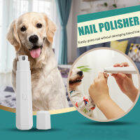 USB Rechargeable Mute Nail Trimmer Painless Paws Grinder with a Safety Protective Cap Nail Care Clipper