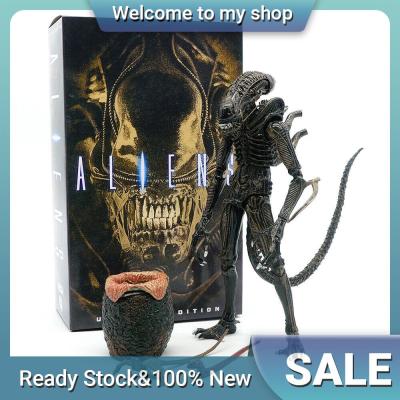 23cm Neca 1986 Aliens Brown Xenomorph Ultimate Action Figure Facehugger Toys Gift Collection