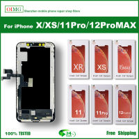 RJ LCD สำหรับ X XS XSMAX XR TFT 3D สัมผัสแบบดิจิทัล11 11PROMAX 12 Pro Max 13 14 Paparan