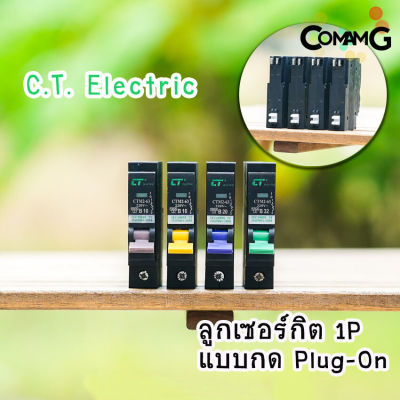 ลูกเซอร์กิตเบรกเกอร์ Plug-On CT Electric 1P ขนาด10A,16A,20A,32A