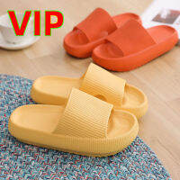 Rimocy VIP Link Thick Platform Slippers Women Men Home Bathroom Soft EVA Sandals Woman 2023 Summer Non-slip Beach Flip Flops2023