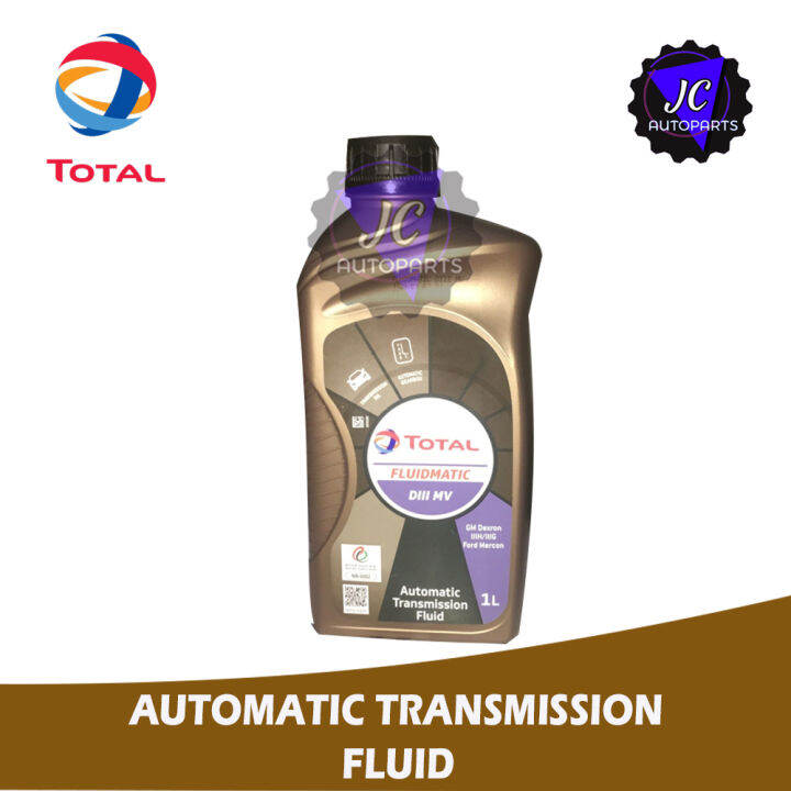 TOTAL Automatic Transmission Fluid FLUIDMATIC DIII MV 1L Lazada PH