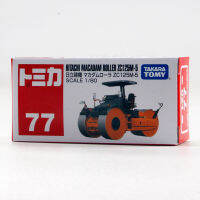 njhgjTOMY ของเล่นรถเข็นโลหะผสมจำลอง Domeca 77 เลขที่ Hitachi Construction Machine เครื่องบดถนนรถบด 188605nalkhglka