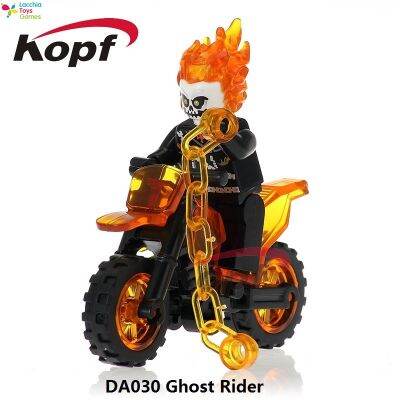 LT【ready stock】Ghost Rider Minifigures Marvel Superhero Building Blocks Kids Toys DA030 WM298ของเล่นของเด็ก1【cod】