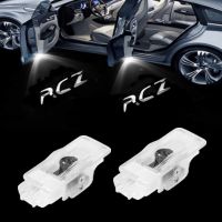 Jurus 2ชิ้นไฟแอลอีดีประตูรถโลโก้ยินดีต้อนรับเครื่องฉายเงาสำหรับ Peugeot 408 508 Rcz โคมไฟสุภาพตกแต่ง C4l