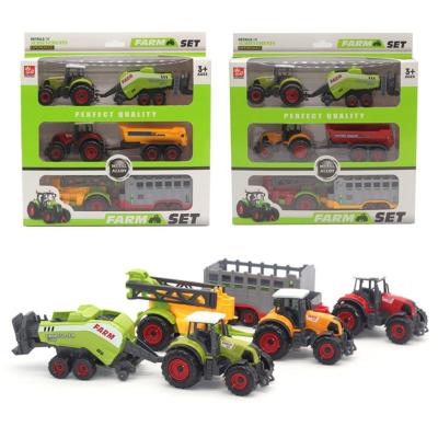 Microgood MINI Diecast FARM รถไถรถแบบจำลองการขนส่งชุดของเล่นเด็ก