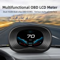 ۩❀ HD HUD Head Up Display Multifunction Overspeed Warning Voltage Alarm OBD System Speedometer Electronic Accessories For All Cars