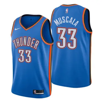 Oklahoma City Thunder OKC NBA STARTER Heritage Football Jersey Men Big &  Tall