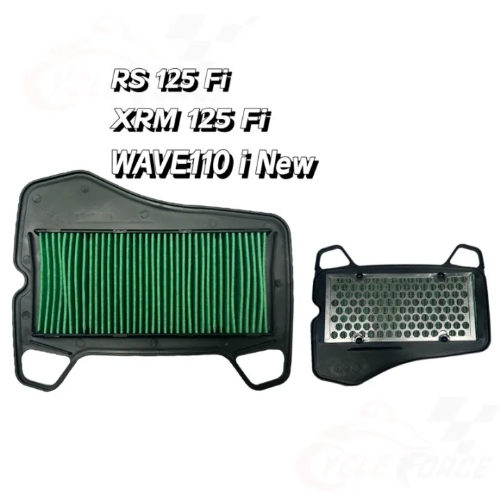 Motorcycle Air Filter Element For Xrm 125 Fi Rs125 Fi Or Wave110 Fi New Xrm125 Fi Lazada PH