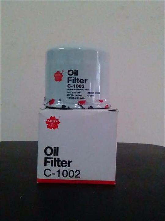 Filter oil filter Kia Rio Sakura C1002 Lazada