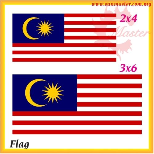 Malaysia Flag 2x4 3x6 Bendera Malaysia 馬來西亞國旗 Lazada