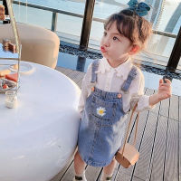 DIIMUU Summer Fashion 2-9 Years Kids Girls Denim Dress Baby Clothes Children Girl Dresses Cartoon Skirt Clothing IENENS Kids Baby Girls Jeans Denim Clothing Dress Clothes Children Wears Infant Toddler Girl Dresses Skirt Overalls 2 3 4 5 6 7 8 9 Years