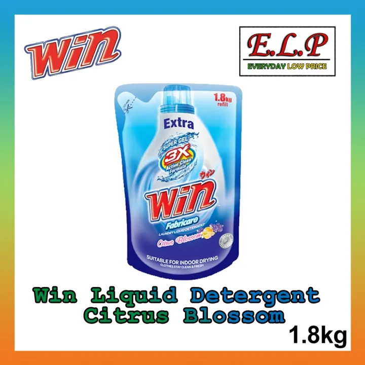Win Liquid Detergent Citrus Blossom Refill 1.8kg Lazada