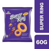 ?Product of UAE? (3 Pcs) Super Ring Cheese 60g ++ ซุปเปอร์ริง ขนมชีสกรุบกรอบ 60 กรัม