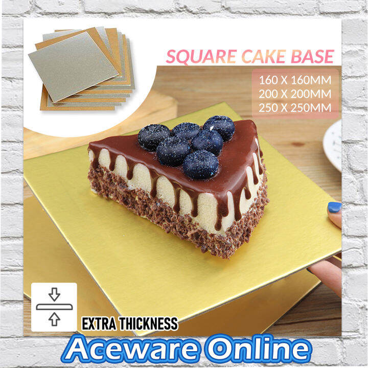 SQUARE CAKE PAPER CAKE BOARD CAKE BASE Cake Mat Cake Cardboard Base Dessert Paper Cakes Tray