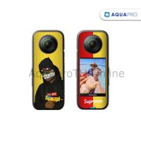 Insta360 X3 Sticker  No.36 (Supreme yellow) สติกเกอร์ฟิล์ม ป้องกันรอยขีดข่วน