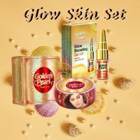 Glow Skin Set Golden Pearl Cream and Glow Serum สำหรับผิวกระจ่างใส