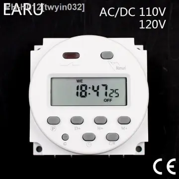 New LCD Digital Timer Programmable Control Power Timer AC/DC 12V 16A Time  Switch Relay
