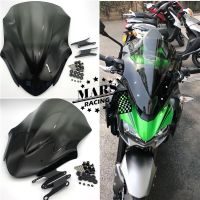 [E1v7] กระบังบังแดดกระจกบังลมกระจกรถจักรยานยนต์,ใช้ได้กับ Kawasaki Z900 2017 2018 2019 17 18 19แบบใหม่