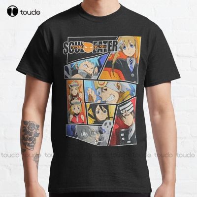 Soul Eater Classic T-Shirt Shirts For Men Short Sleeve High Quality Cute Elegant Lovely Kawaii Cartoon Sweet Cotton Tee Shirts