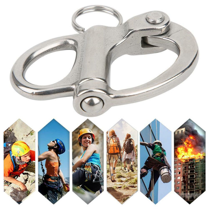 316-snap-stainless-rock-release-carabiner-climbing-shackle