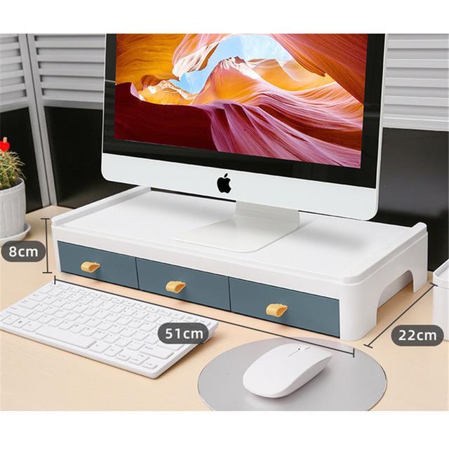 desktop-computer-shelf-monitor-base-office-storage-box-screen-office-desk-storage-rack-with-drawer-computor-holder