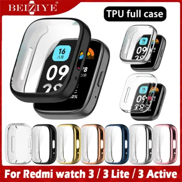 Protective TPU Case For Redmi Watch 3 Soft Smart Watchband Screen
