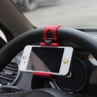 Car Steering Wheel Phone Holder Universal Car GPS Navigation Bracket Convenient Auto Stand for Xiaomi Iphone Samsung Car Mounts