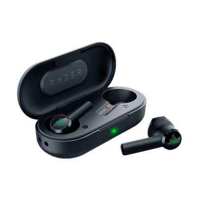 ZZOOI 2022 New Razer Hammerhead Bluetooth 5.0 TWS Earphones Wireless Earbuds for Game Ultra-Low Latency Connection with Charging Box