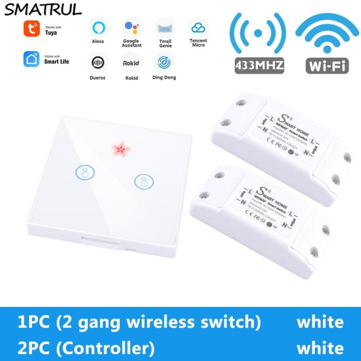 smatrul-tuya-smart-home-app-wifi-touch-switch-light-rf-433mhz-wall-panel-diy-relay-module-timer-alexa-socket-lamp-110-220v