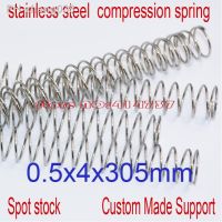 10pcs 0.5x4x305mm stainless steel spot spring 0.5mm wire hammer spring Y type compression spring pressure spring OD 4mm