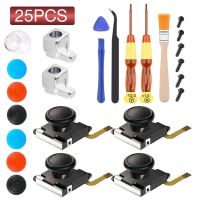 25 In1 3D Analog Joystick Replacement Parts Wear Resistant Controller Repair Kit For Nintendo Switch Lite Joy Con 3D Controllers