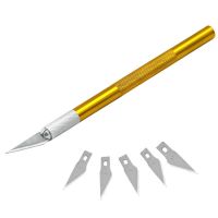 6pcs Art Carving Cutter W/ 11 Replacement Blades Multi function High Carbon Steel Blade For Paper Sticker Carving Cutting Tools