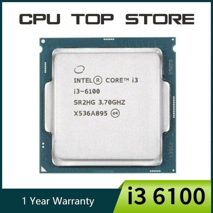 1 Intel Core I3 6100 3.7Ghz 3M Cache Dual-Core 51W CPU Processor SR2HG ...