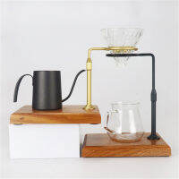 ใหม่100 Sapele ไม้ Dripper Hand Drip เครื่องชงกาแฟ Stand